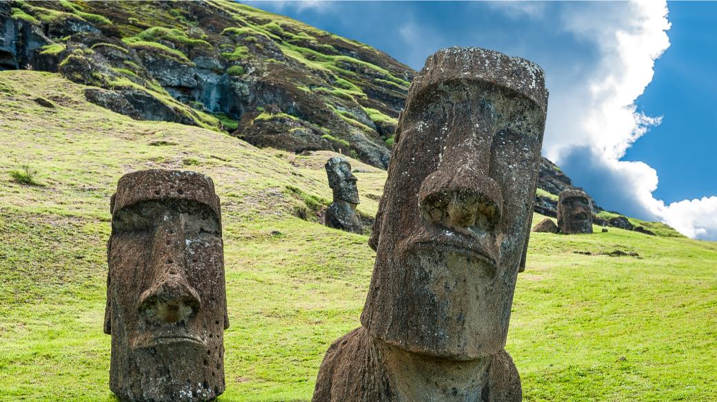 Tajemné sochy na Velikonočním ostrově