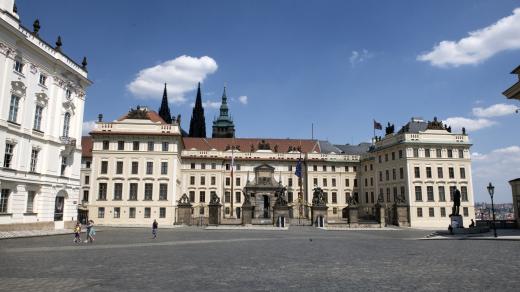 Pražský hrad uzavřený veřejnosti