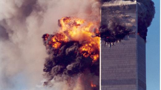Teroristický útok na budovy Světového obchodního centra v New Yorku 11. září 2011.